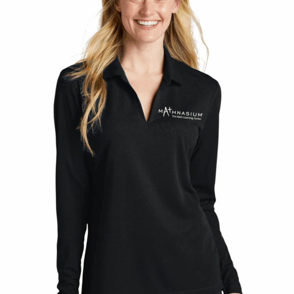 Nike Ladies Dri-FIT Micro Pique 2.0 Long Sleeve Polo