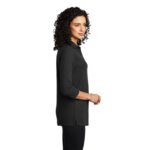 Port Authority Ladies Silk Touch™ 3/4-Sleeve Polo