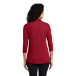 Port Authority Ladies Silk Touch™ 3/4-Sleeve Polo