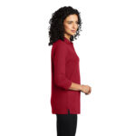 Port Authority Ladies Silk Touch™ 3/4-Sleeve Polo