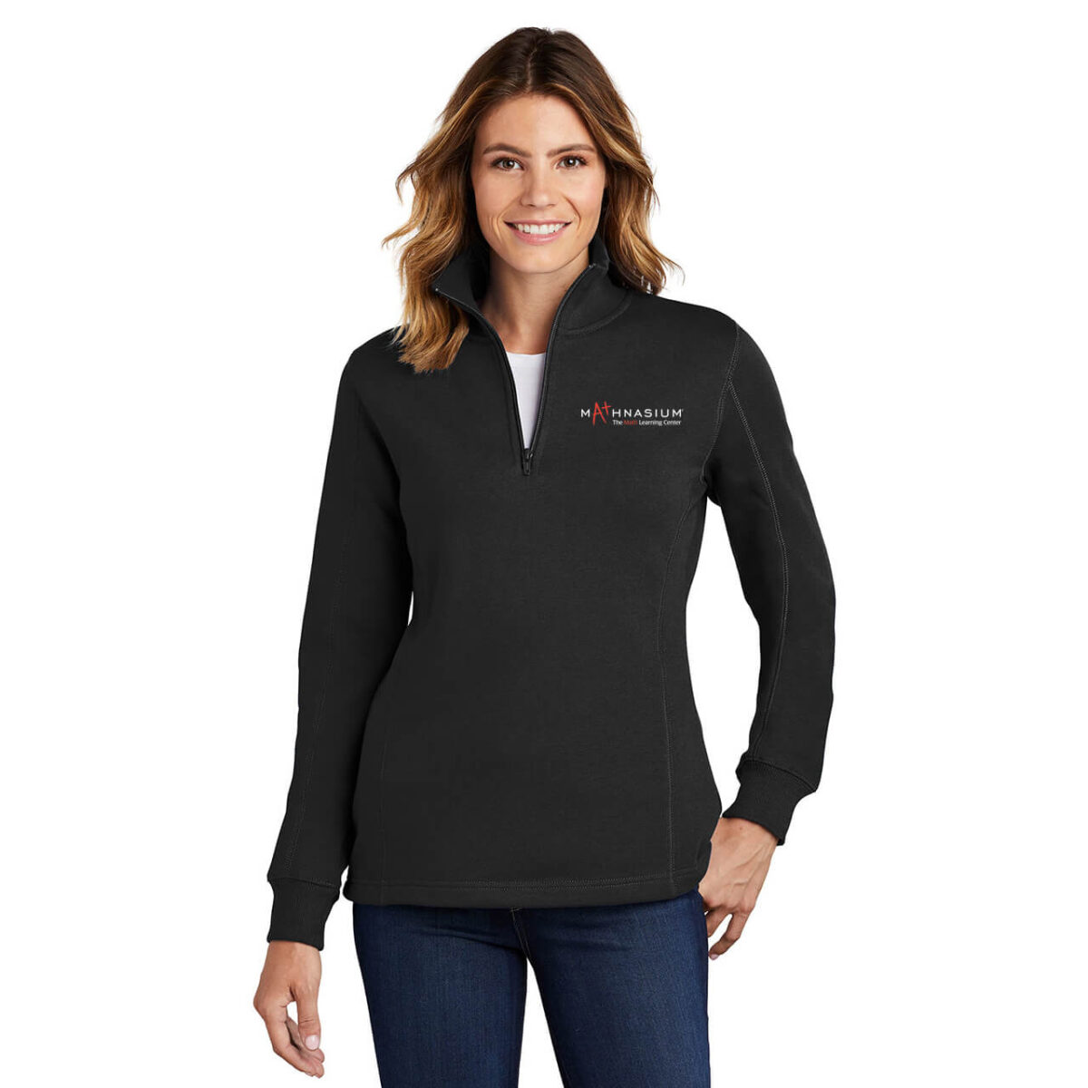 Ladies 1/4-Zip Sweatshirt