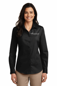 Port Authority® Ladies Long Sleeve Carefree Poplin Shirt