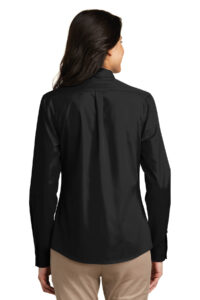 Port Authority® Ladies Long Sleeve Carefree Poplin Shirt