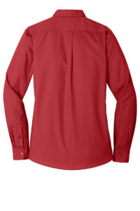 Port Authority® Ladies Long Sleeve Carefree Poplin Shirt