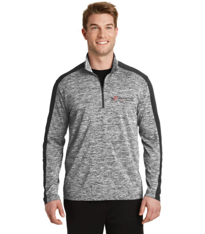 Sport-Tek® PosiCharge® Electric Heather Colorblock 1/4-Zip Pullover