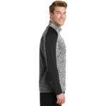 Sport-Tek® PosiCharge® Electric Heather Colorblock 1/4-Zip Pullover