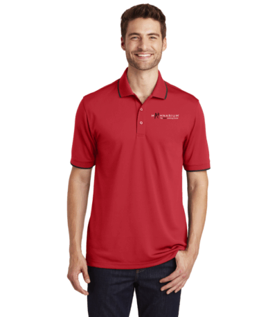 Port Authority® Dry Zone® UV Micro-Mesh Tipped Polo