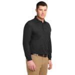 Mens Silk Touch Long Sleeve Polo