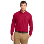 Mens Silk Touch Long Sleeve Polo