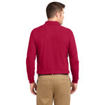 Mens Silk Touch Long Sleeve Polo
