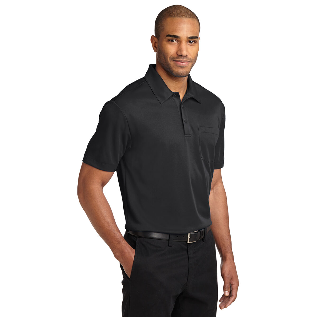 Mens Silk Touch Performance Pocket Polo