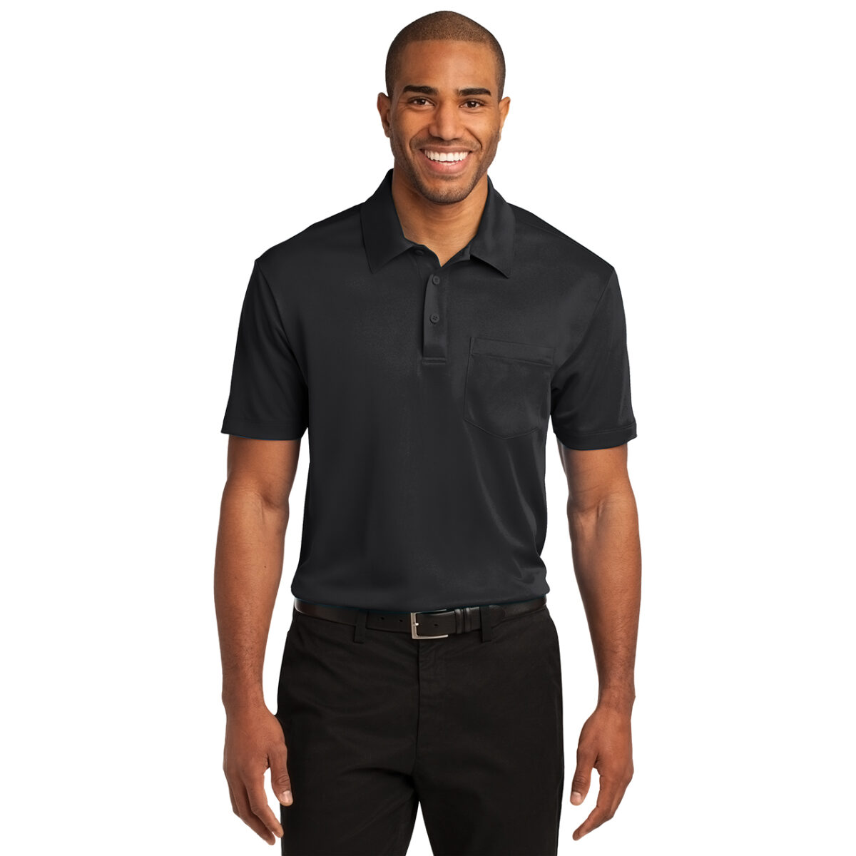 Mens Silk Touch Performance Pocket Polo