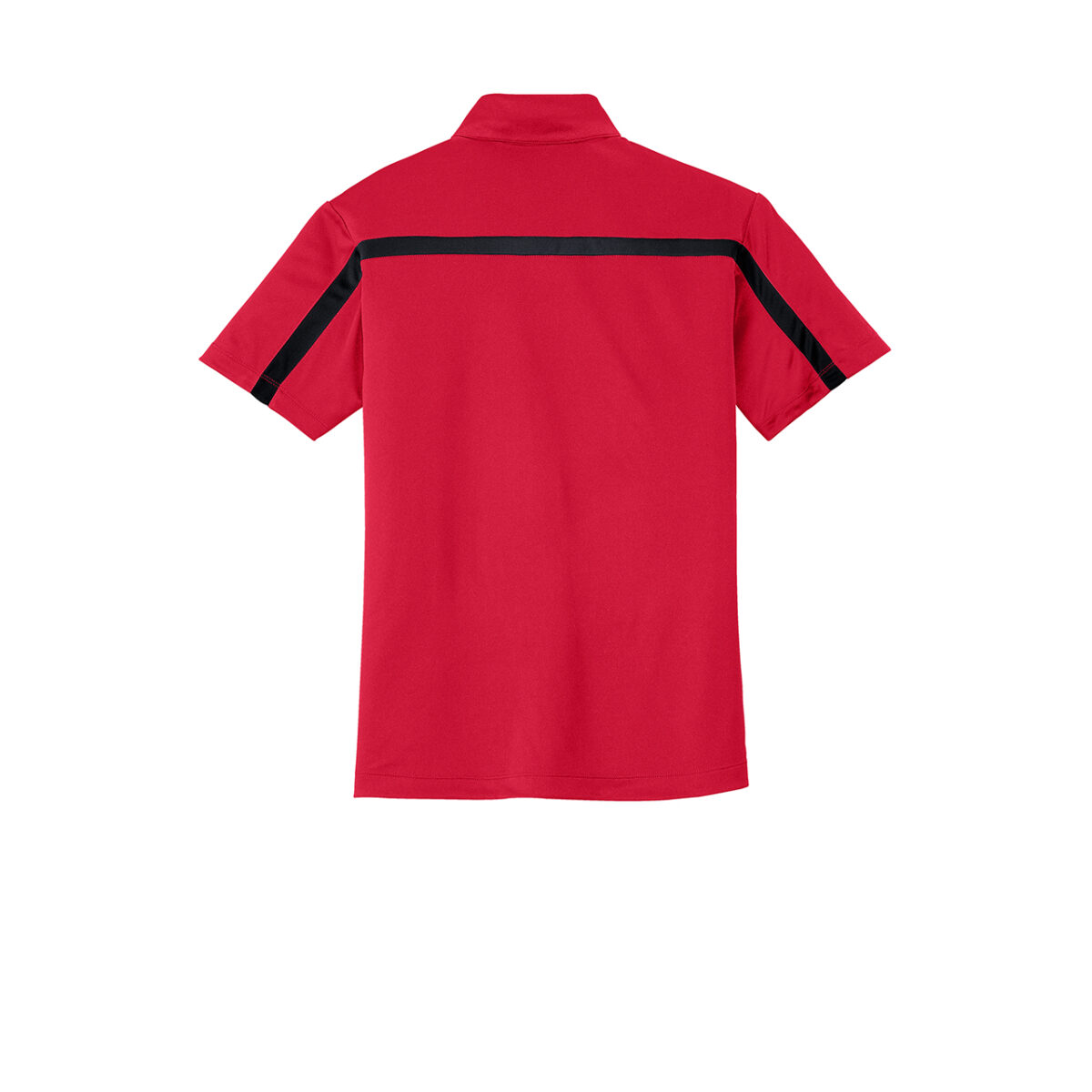 Mens Silk Touch Performance Colorblock Stripe Polo