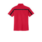 Mens Silk Touch Performance Colorblock Stripe Polo
