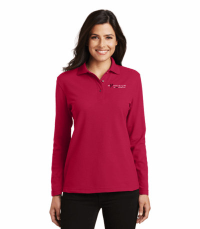 Port Authority® Ladies Silk Touch™ Long Sleeve Polo