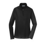 Ladies Pinpoint Mesh 1/2-Zip