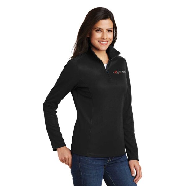 Ladies Pinpoint Mesh 1/2-Zip