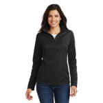 Ladies Pinpoint Mesh 1/2-Zip