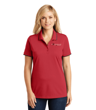 Port Authority® Ladies Dry Zone® UV Micro-Mesh Tipped Polo