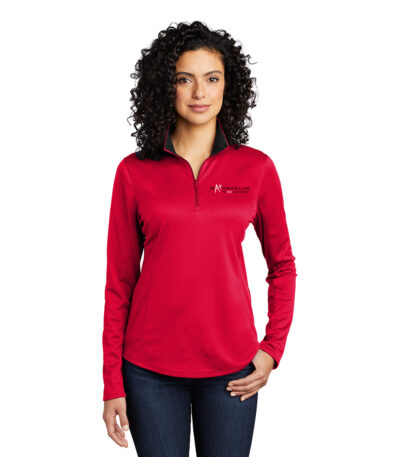 Port Authority ® Ladies Silk Touch ™ Performance 1/4-Zip
