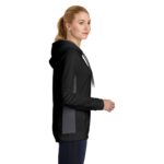 Sport-Tek® Ladies Sport-Wick® Fleece Colorblock Hooded Pullover