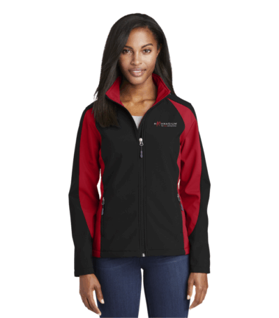Sport-Tek® Ladies Colorblock Soft Shell Jacket