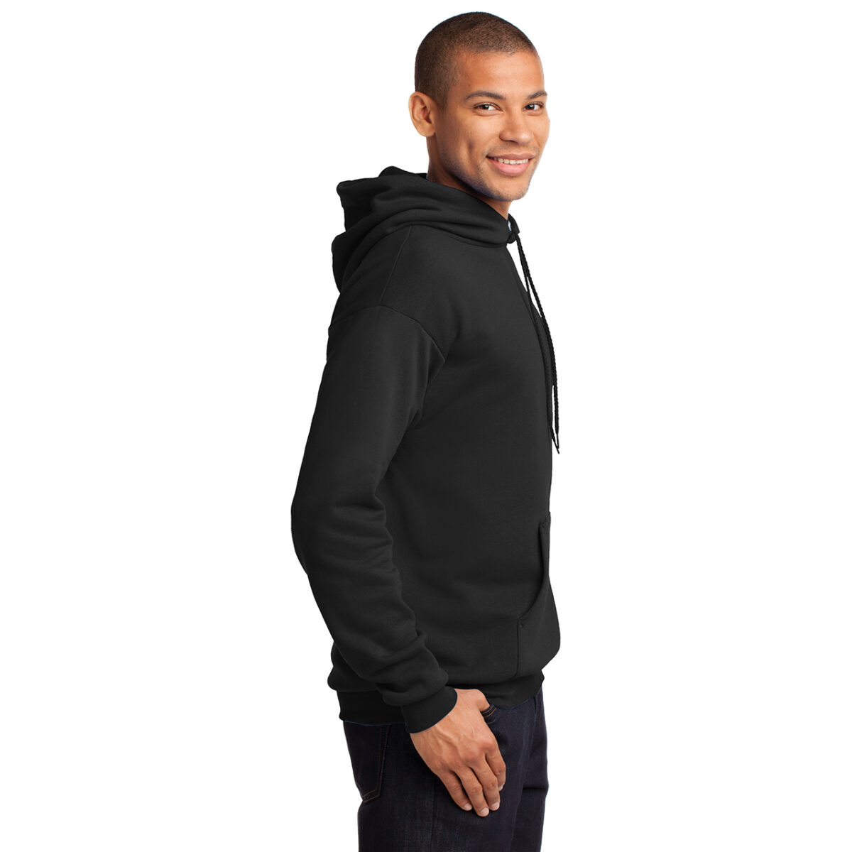 Mens Core Fleece Pullover Hooded Sweatshirt
