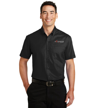 Mens Short Sleeve Twill Shirt