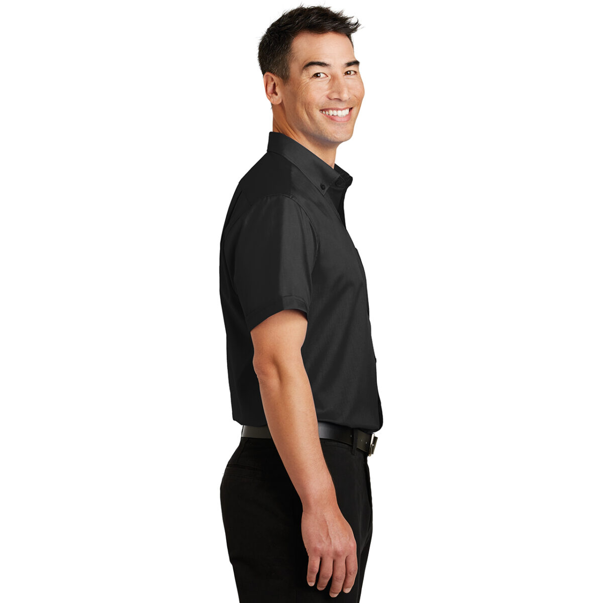 Mens Short Sleeve Twill Shirt