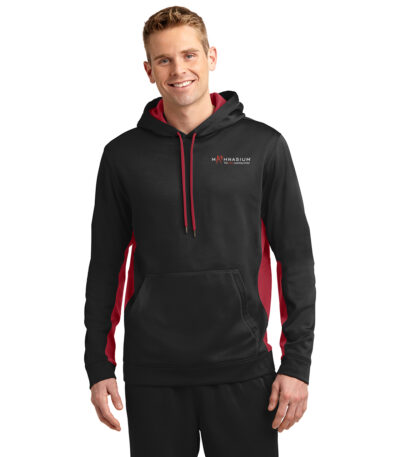 Sport-Tek® Sport-Wick® Fleece Colorblock Hooded Pullover