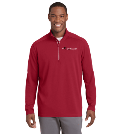 Sport-Tek® Sport-Wick® Textured 1/4-Zip Pullover