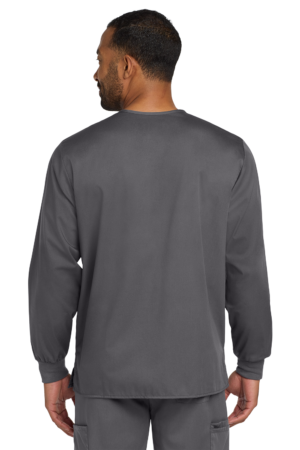 Unisex WorkFlex Snap-Front Scrub Jacket - Image 2