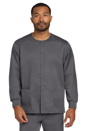 Unisex WorkFlex Snap-Front Scrub Jacket