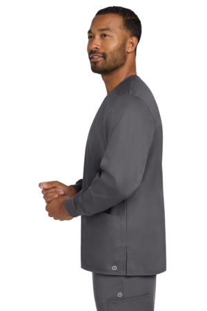 Unisex WorkFlex Snap-Front Scrub Jacket - Image 3