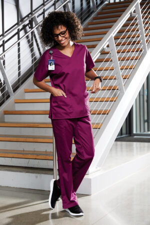 Women’s WorkFlex™ Mock Wrap Top - Image 6