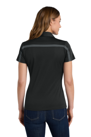 Women's Silk Touch™ Performance Colorblock Stripe Polo - Image 2